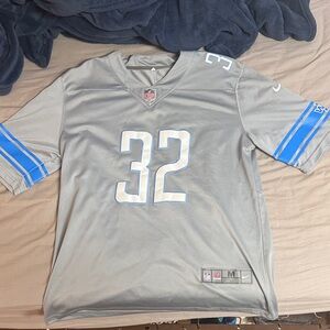 Grey and Blue Lions Jersey